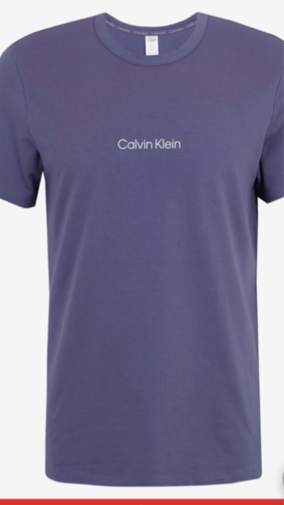 Bluza Calvin Klein S/S z okrągłym dekoltem