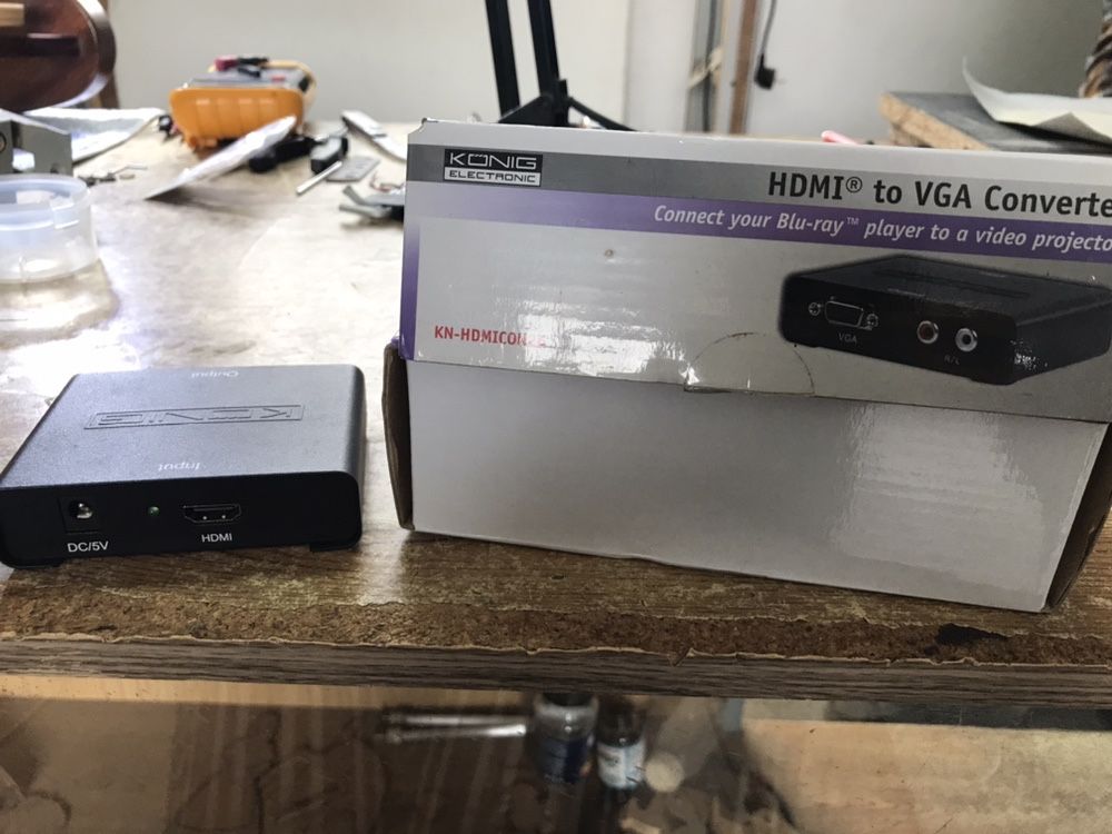 Vende-se aparelho HDMI to VGA (conversor)