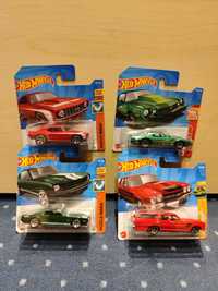 Samochodziki Hot Wheels - 4 sztuki - zestaw 10