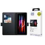 Etui z klapką 3mk Wallet Case na Sony Xperia 10 V - czarne