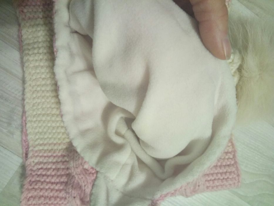 Набір зимня шапка і снуд