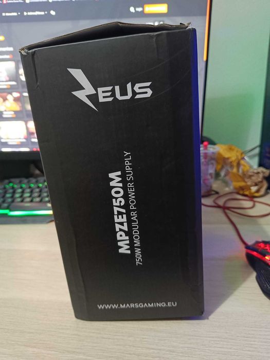 Nova Mars Gaming Power Supply 750W 80 Plus Full Modular White64550791776513123