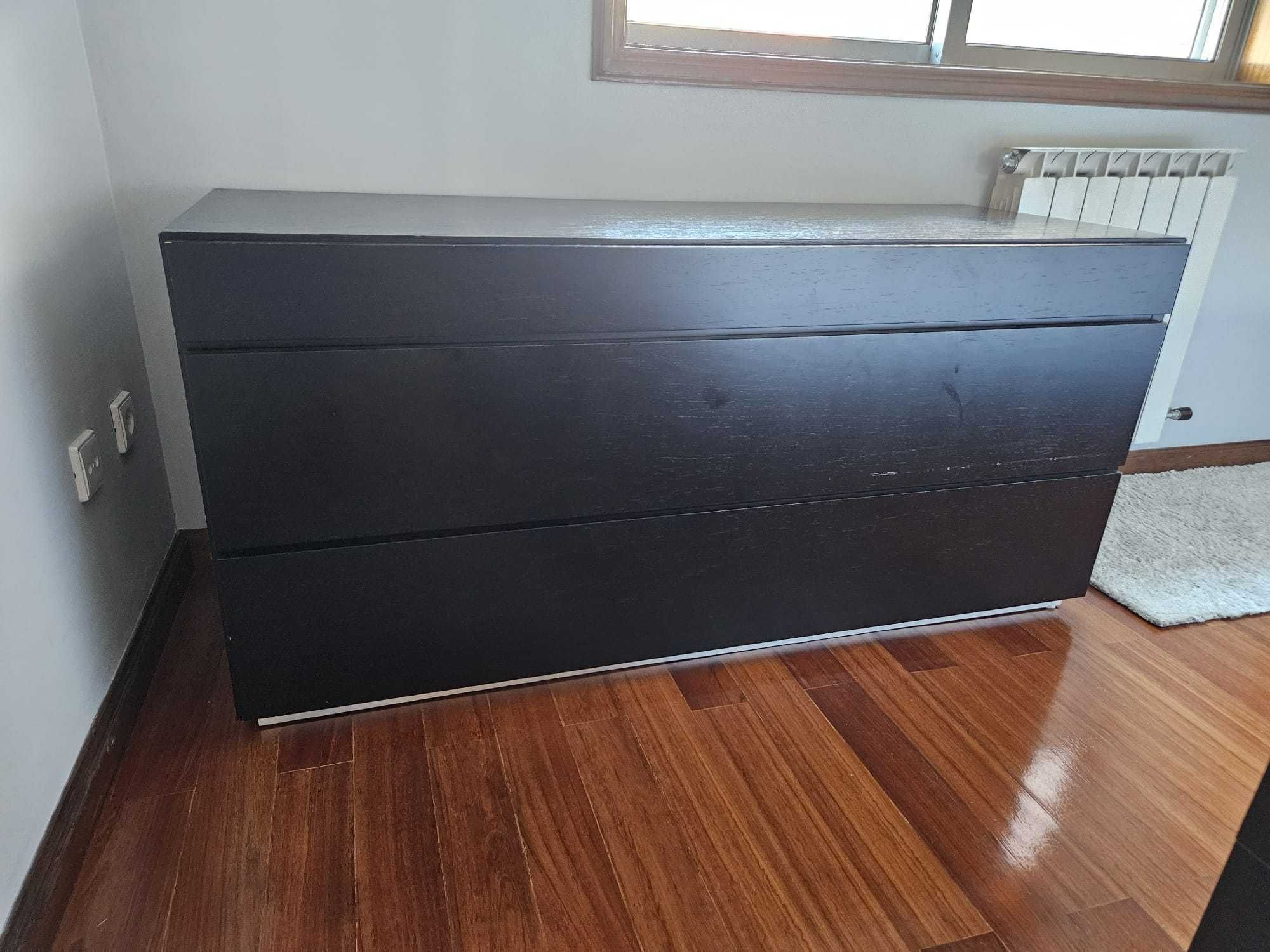 Cómoda de Quarto Preta