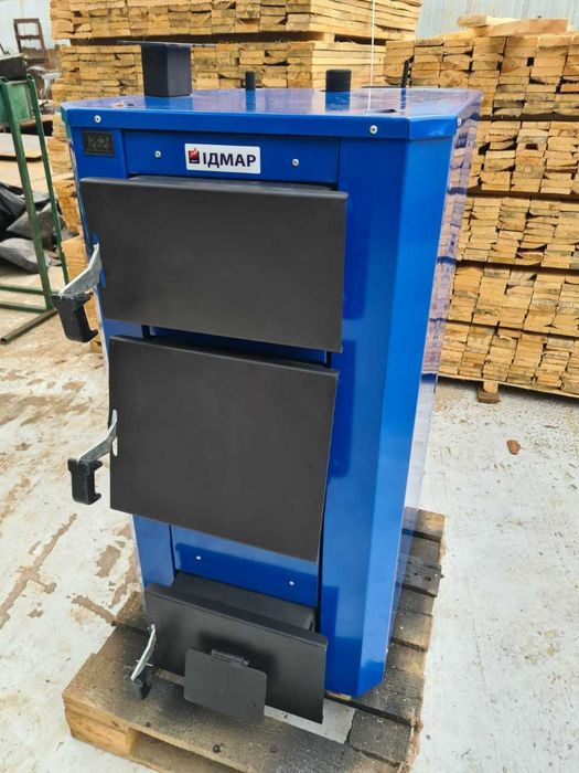 Оригінальний твердопаливний котел ІДМАР. Твердотопливный котёл.