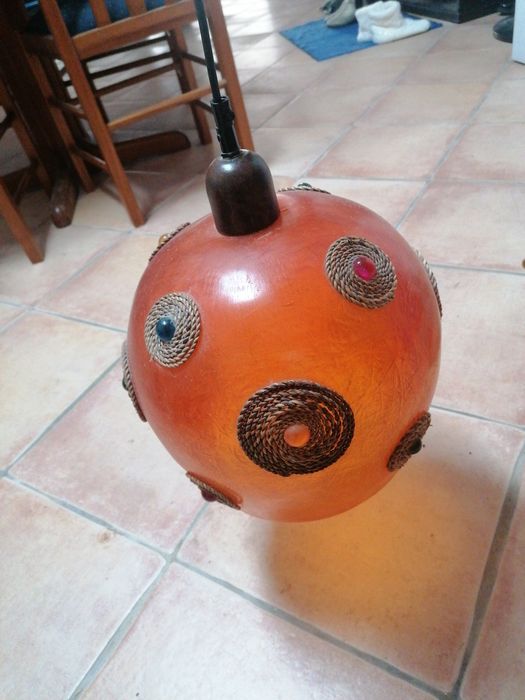 Candeeiro de teto gato preto