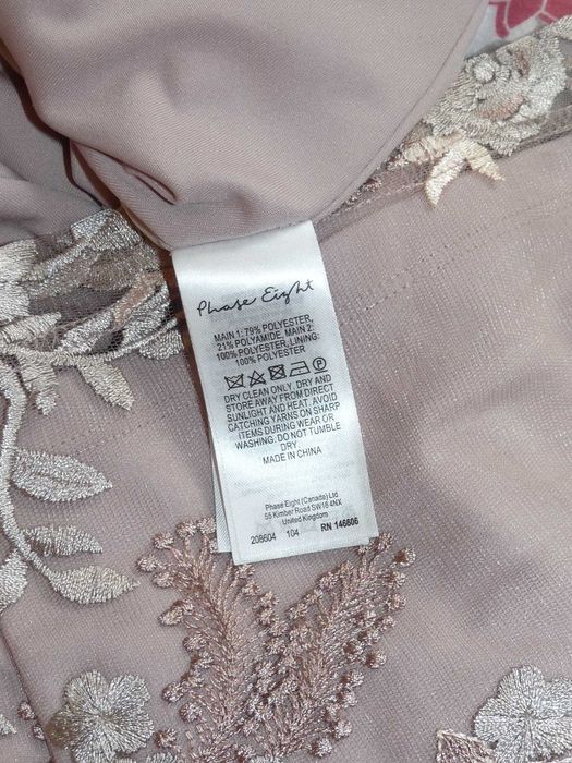 PHASE EIGHT luksusowa wizytowa sukienka klasy Tadashi Shoji 40/42