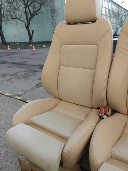 Fotele Recaro Passat B5 FL 2003 skóra alcantara Podgrzewana Kanapa