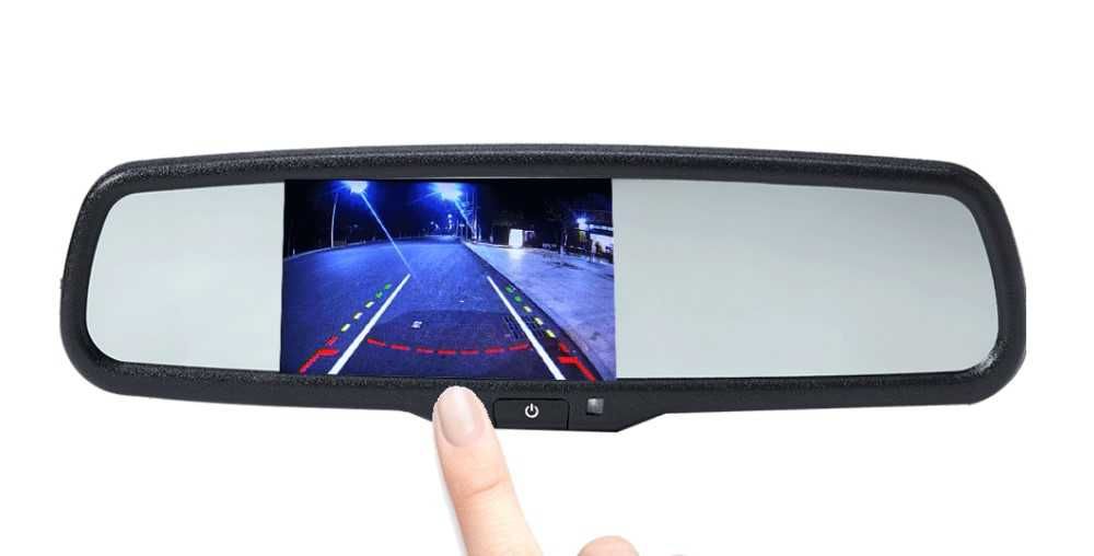 Espelho retrovisor com monitor