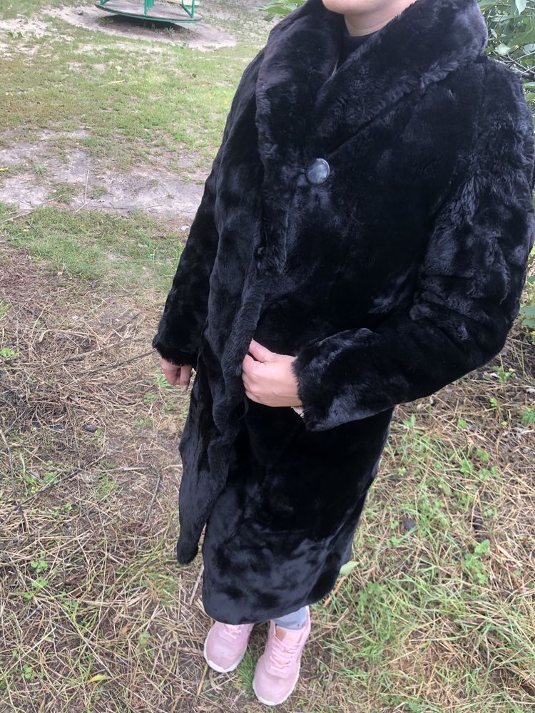 Зимняя шуба мутон