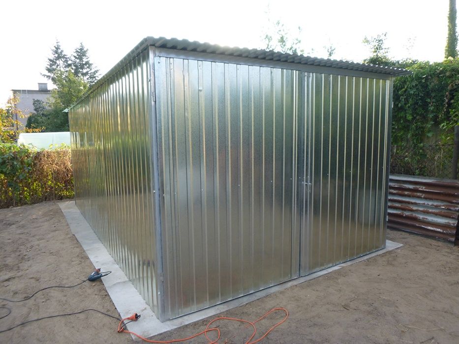 Garaż Blaszany 3x5 Blaszak Garaże Blaszane Blaszaki Budowa PRODUCENT