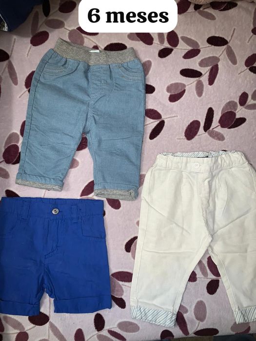 Roupas de menino 3-6 meses (tamanho na foto)