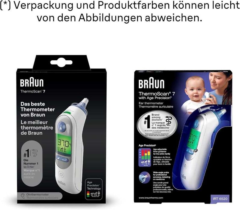 Braun IRT6520 7 termometr na podczerwień
