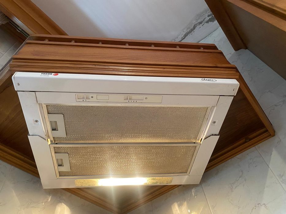 Forno com placa e exaustor Fagor