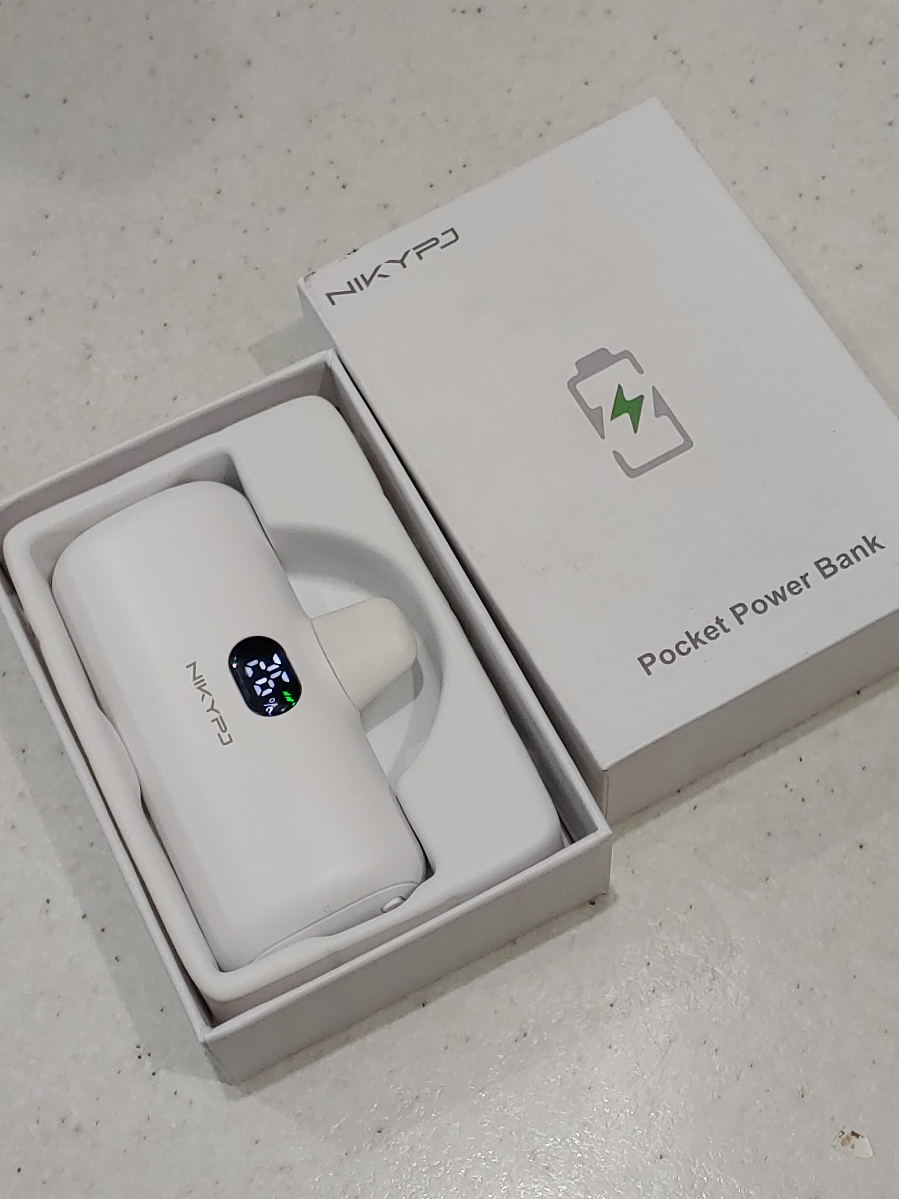 NIKYPJ Powerbank с дисплеем 4800 мАч, разъем Lightning