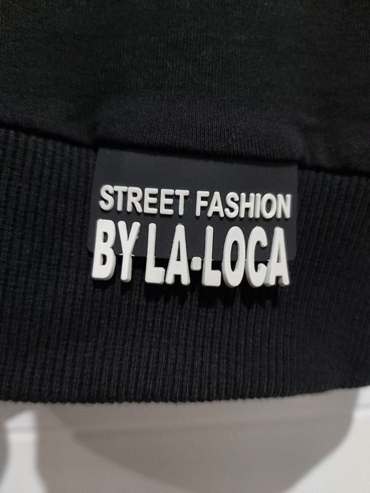 Przepiękna bluza BY LA-LOCA z Misiem i Cekinami 164 cm.