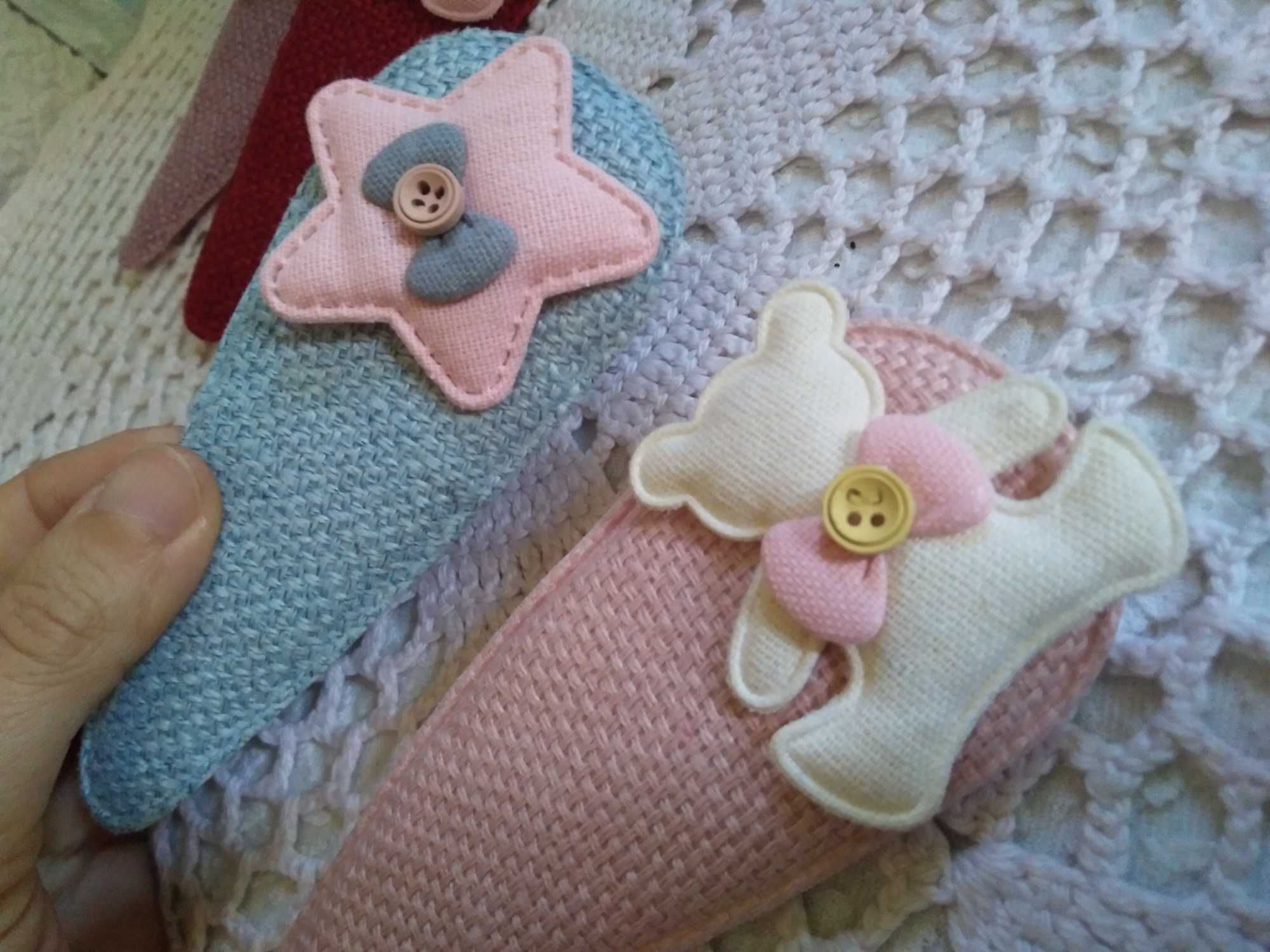 NOWE spinki do włosów handmade oryginalne ozdoby dla dziewczynki zes2