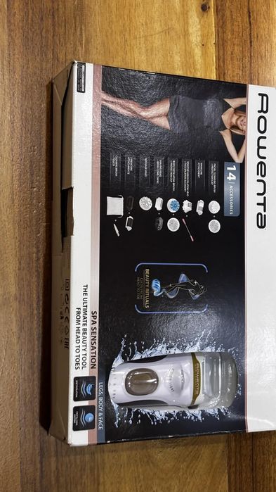 Máquina ROWENTA depilatória, massagens e de pedicure