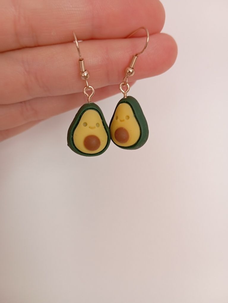 Nowe kolczyki avocado awocado