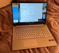 Laptop HP 15s srebrny