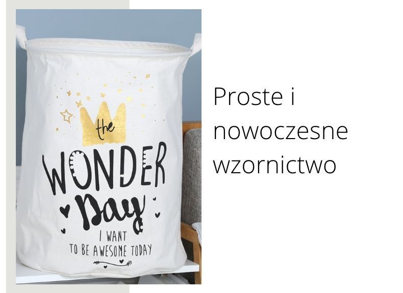 pojemnik, kosz materiałowy do przechowywania wonder day 45x35 cm
