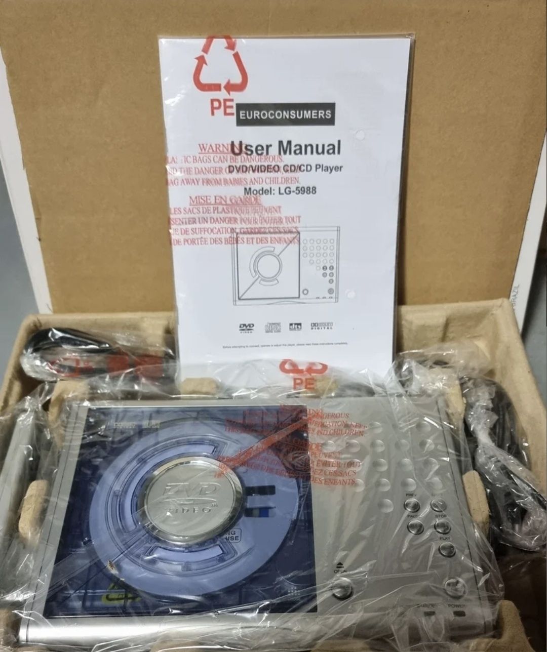 Leitor de DVD Euroconsumers LG-5988