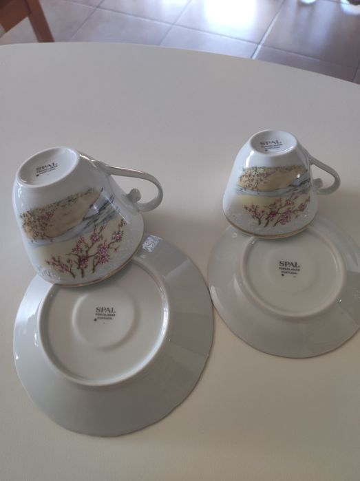 Serviço de chá e café em porcelana
