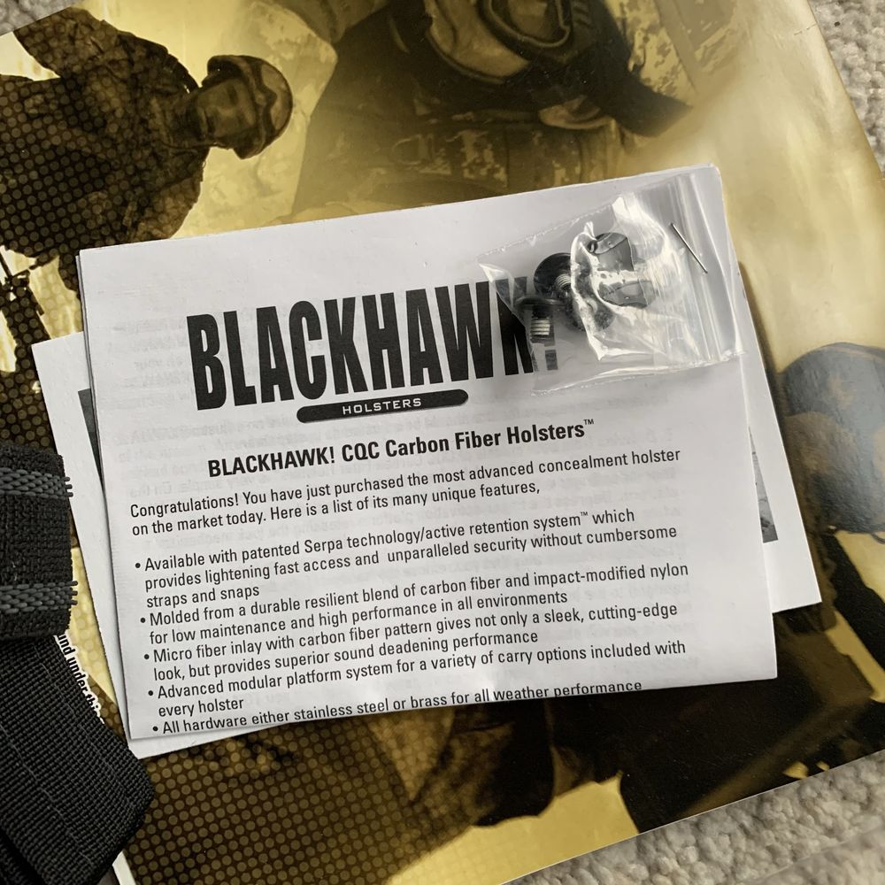 Blackhawk! SERPA CQC panel na udo czarny