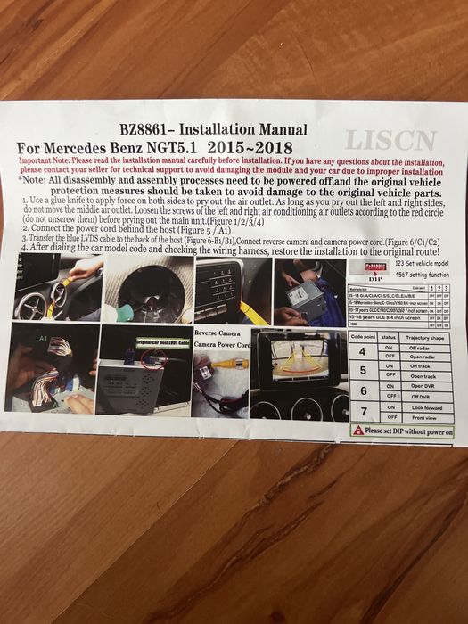 Камера заднього огляду mercedes