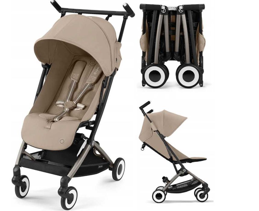 WÓZEK Spacerowy CYBEX Dziecięcy Beżowy 3w1 ULTRALEKKI Promocja 3 DNI!!