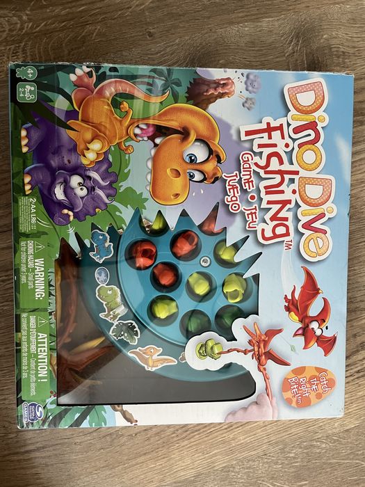 Настільна гра для дітей Spin Master весела рибалка «Динозаврики»