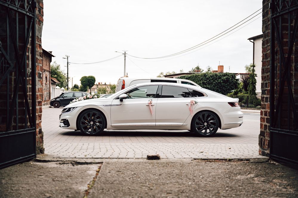 Auto do ślubu, wesela, imprezy, uroczystości, wynajem. Arteon R-Line