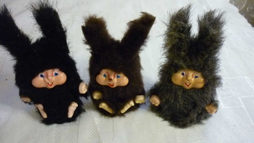 Зайченята, зайчики СРСР  три штуки