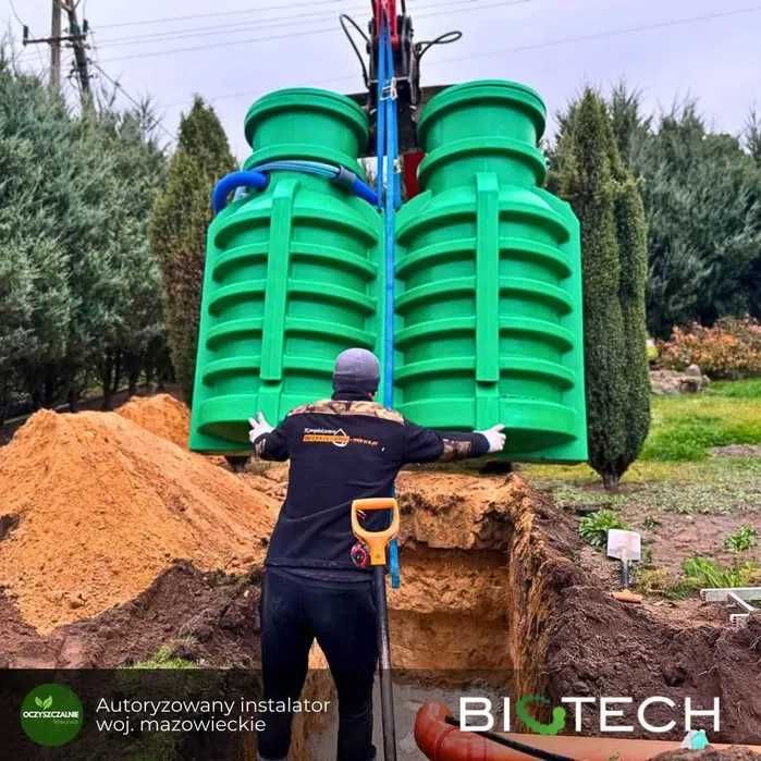Oczyszczalnia ścieków biologiczna BIOTECH dla 4 osób