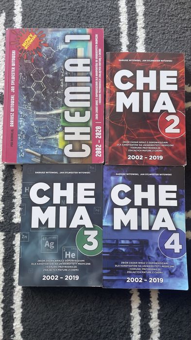 Zestaw książek repetyturium chemia biologia do matury