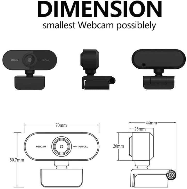 WebCam 1080P FULL HD Plug and Play para todos os sistemas NOVA eSELADA