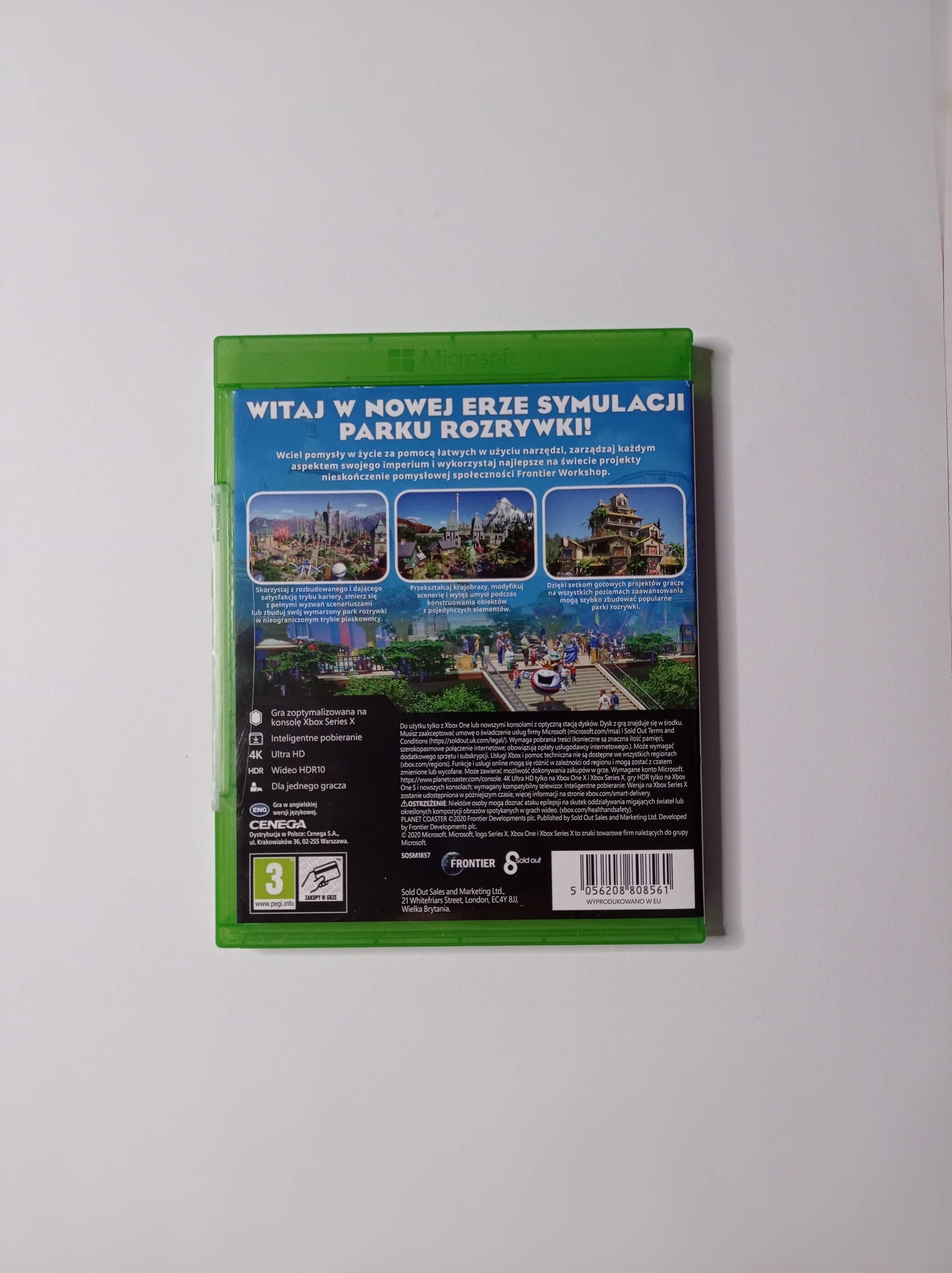 Planet coaster console edition Xbox series X/Xbox one