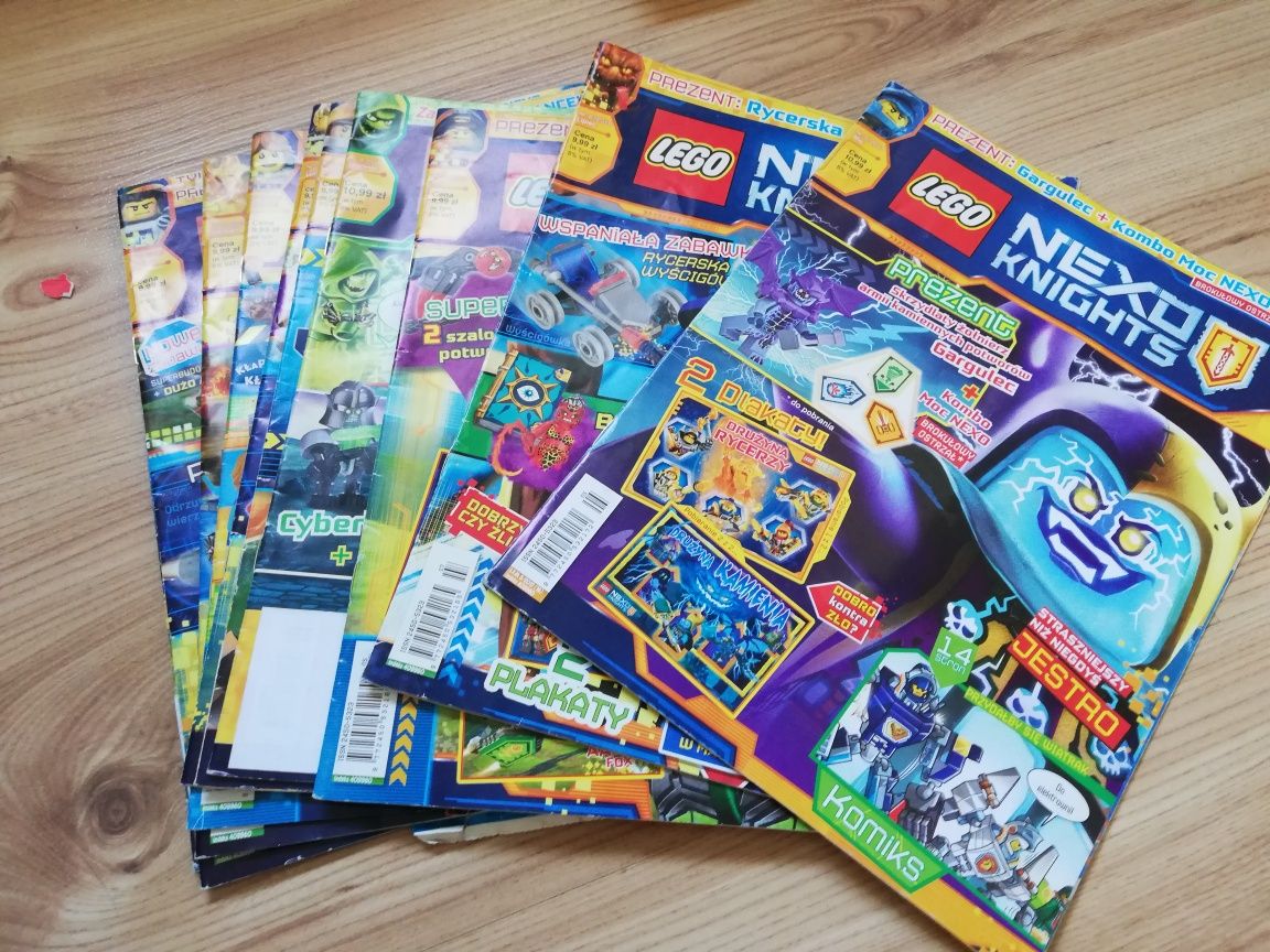 Duży zestaw czasopism lego Star wars i nexo knights