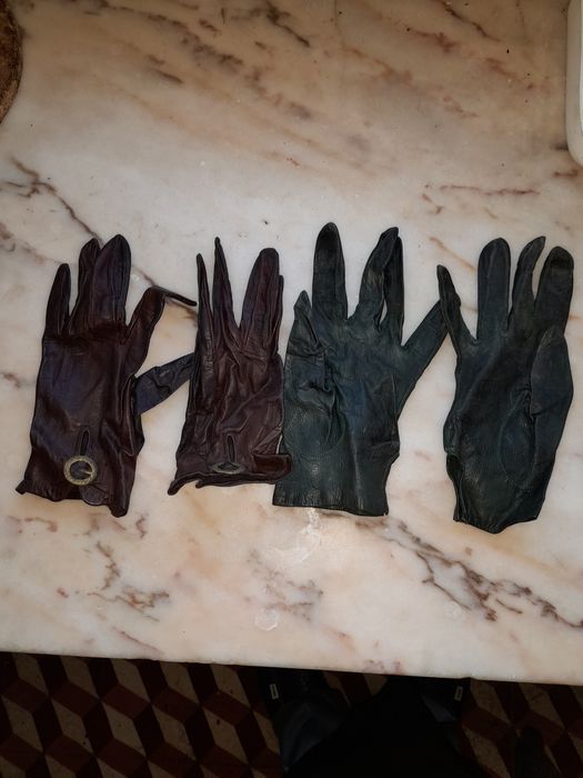 Luvas e pochetes vintage