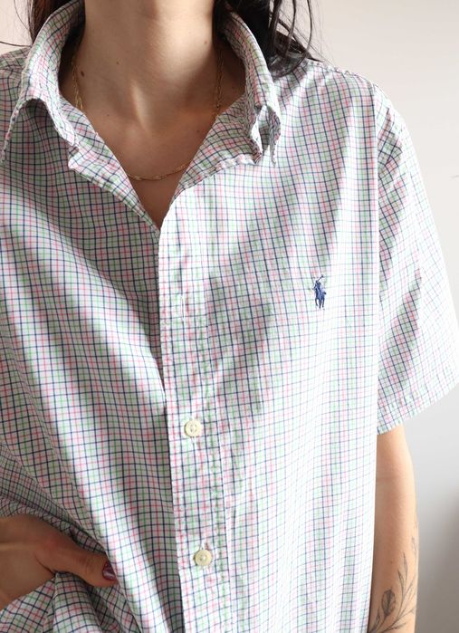 Bawełniana koszula Polo Ralph Lauren 100% bawełna XL