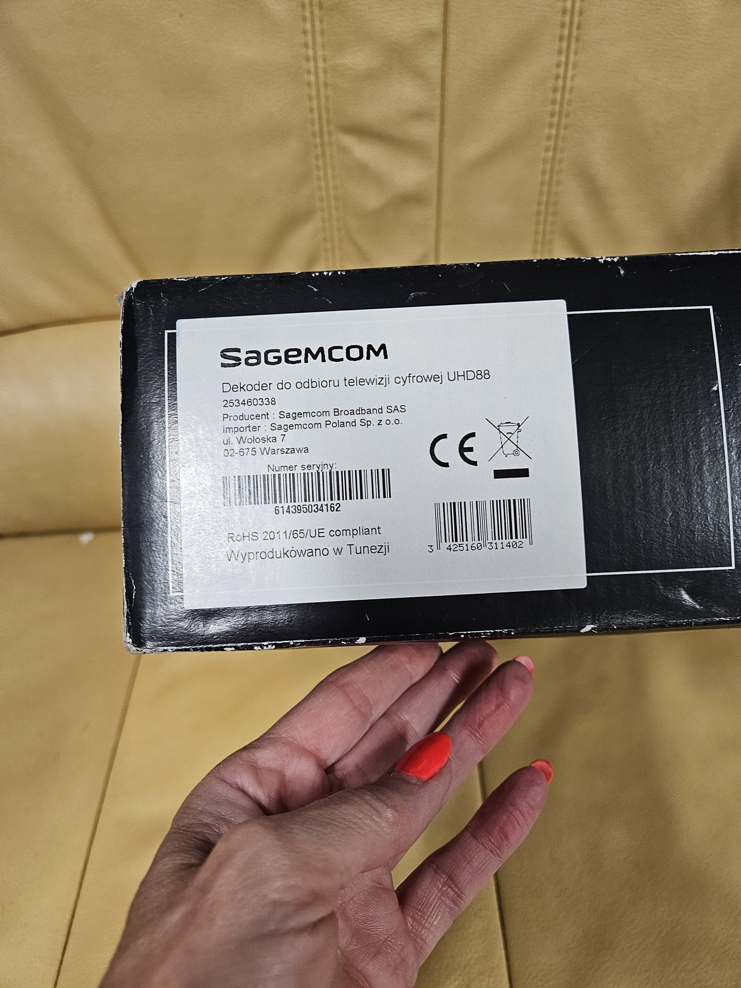 Nowy dekoder Sagemcom DVBS2 DVBT