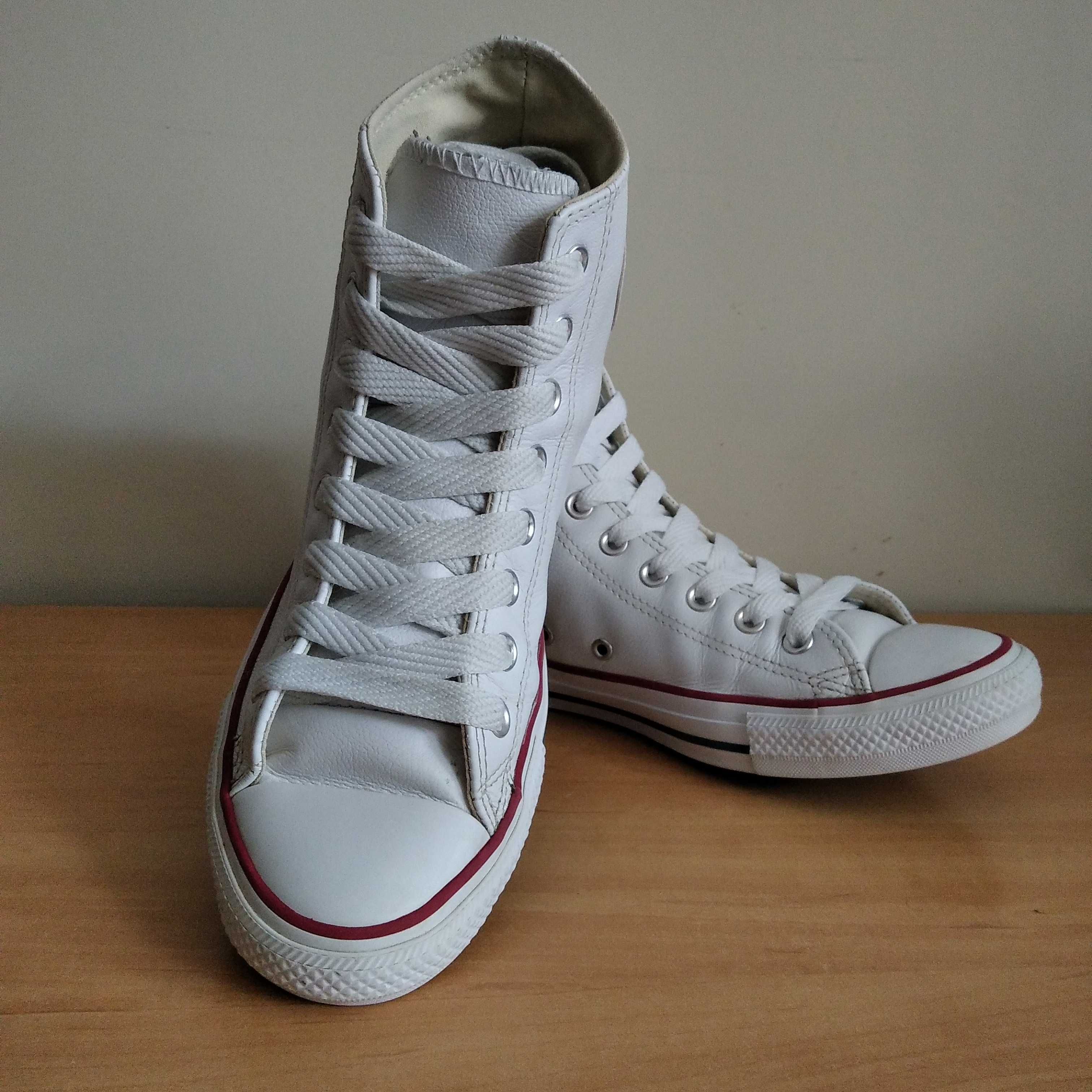 Trampki CONVERSE skóra naturalna roz.eu-42.5