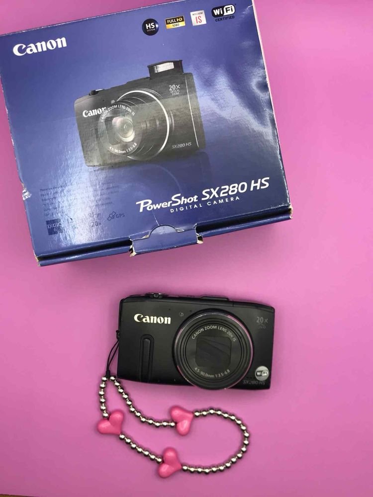 Aparat Cyfrowy Canon Powershot SX 280HS WIFi digicam cyfrowka analog