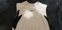 NIKE t-shirt bezrękawnik męski biało czarny  XL