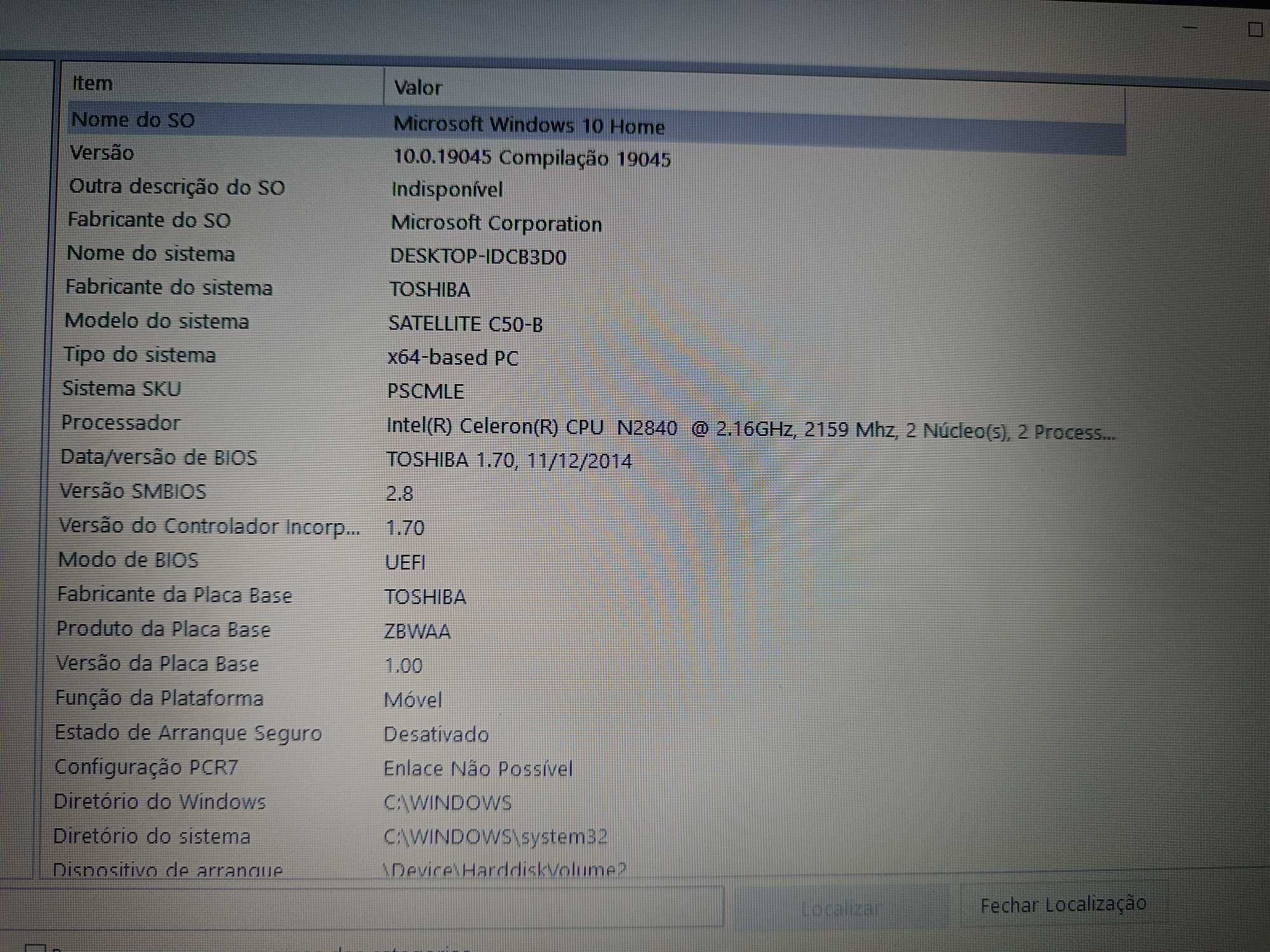 Portátil Toshiba Satélite C50-B 1TB