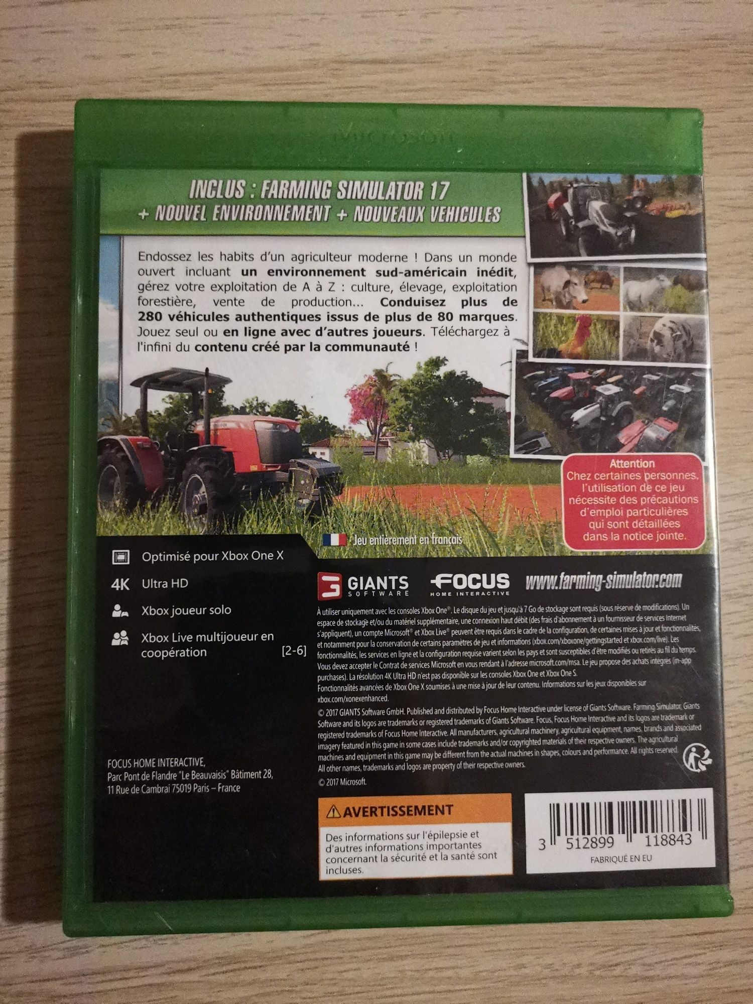 Farming simulator 17 Platinum Edition  Xbox one  S X Series