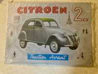 Citroen 2cv, Placa Metálica