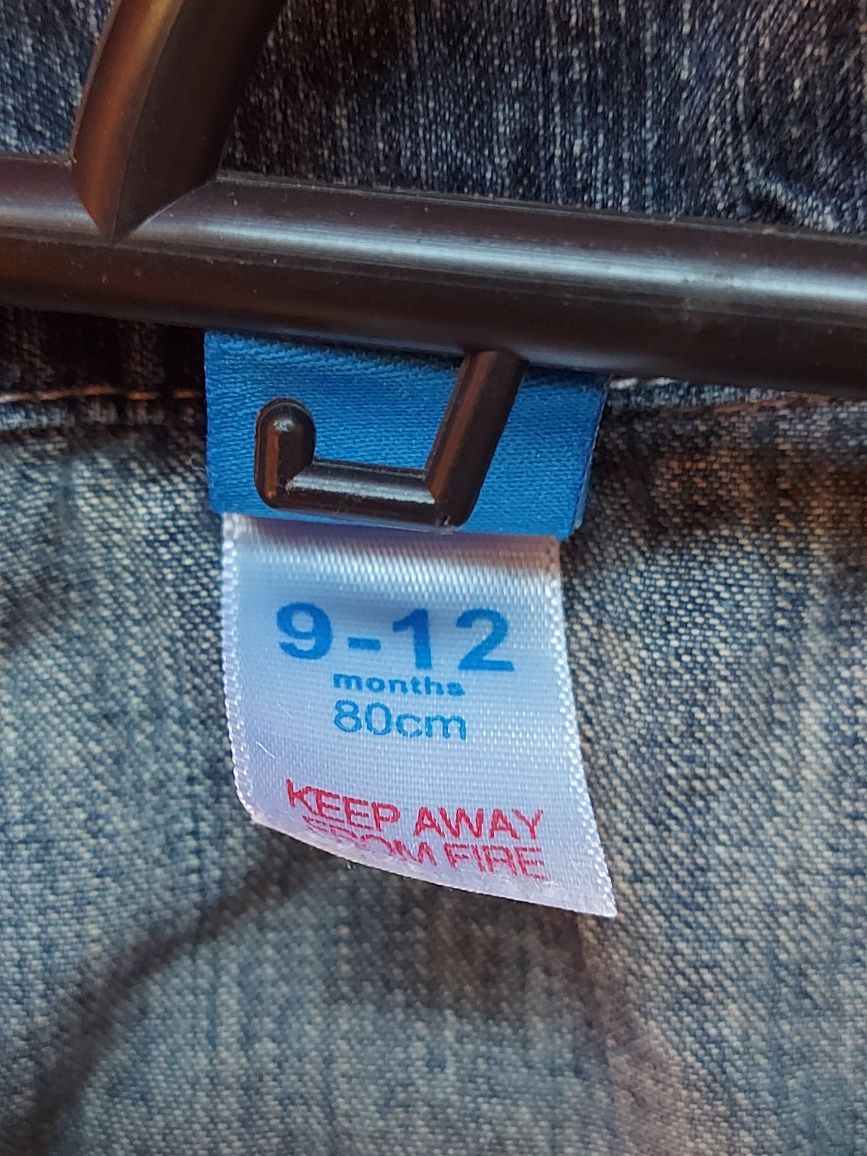 Sukienka jeans dziewczęca rozmiar 80 firma Adams kids