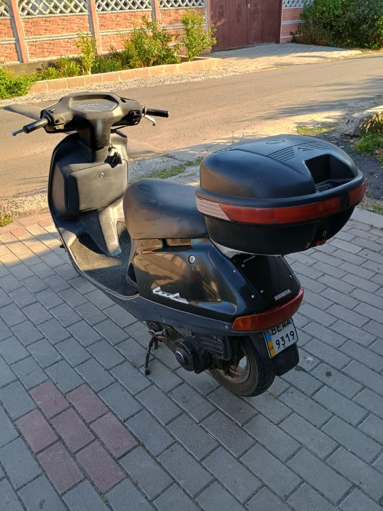 Honda Lead 50 AF20 на номерах