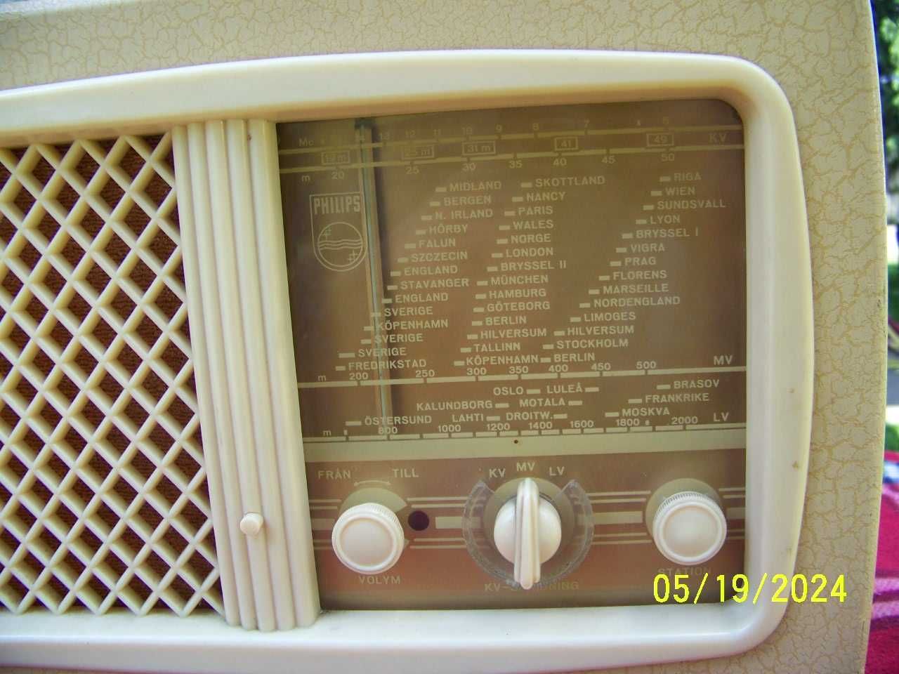 Stare radio lampowe Philips LS 422UB