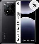 Xiaomi Redmi Note 14 Pro+ 5G 6.67" 12GB/512GB Dual SIM Midnight Black